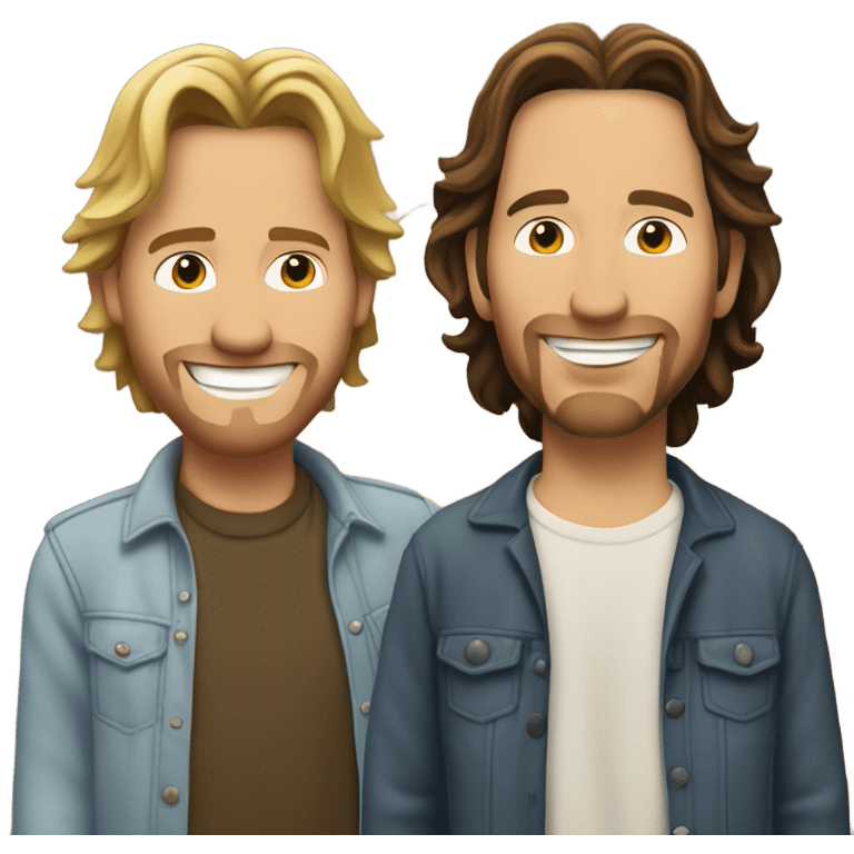 chad kroeger and eddie vedder friends emoji