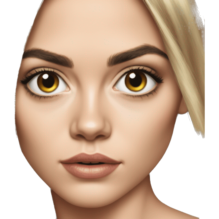 fotoreal Cara delevigne emoji