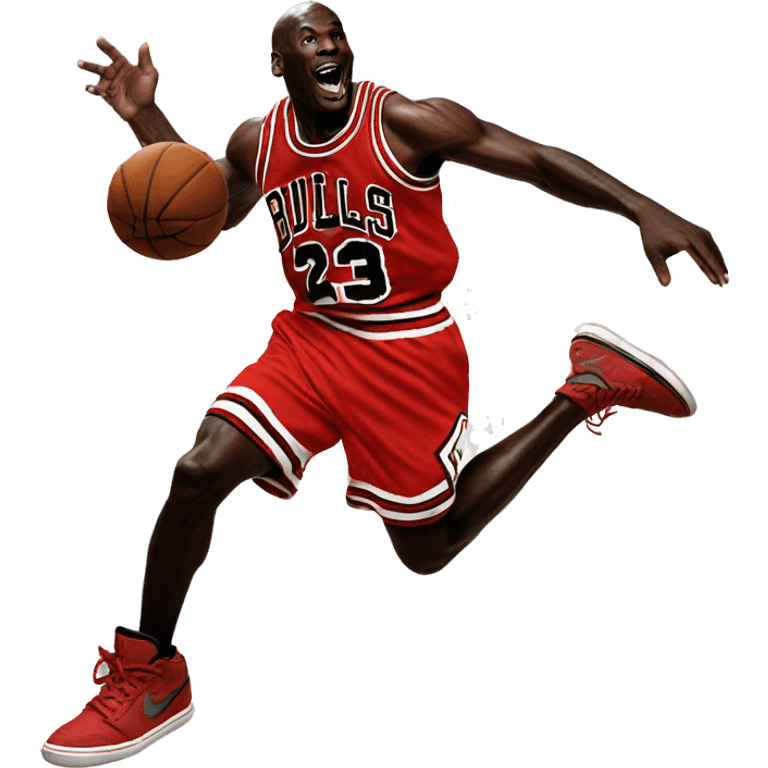 Michael Jordan jumpin emoji