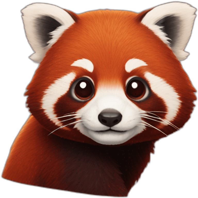 red-panda-heart emoji