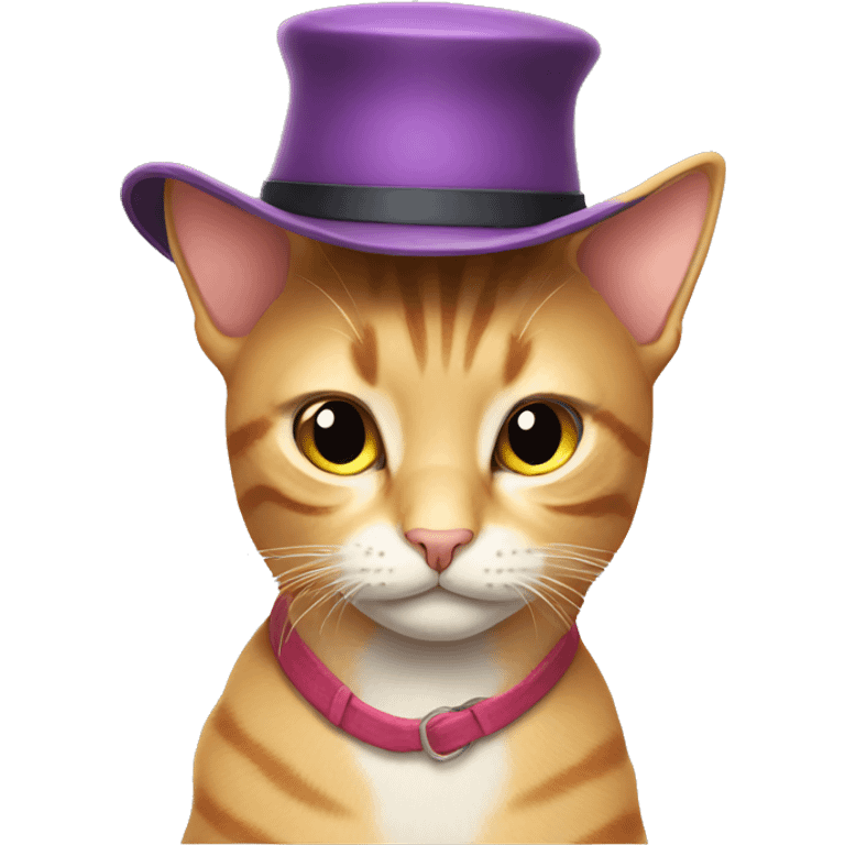 Cat wearing hat emoji