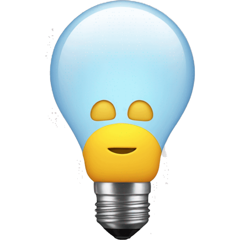 Emoji with a lightbulb over his head  emoji