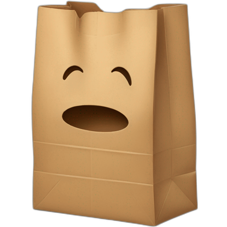 Paper bag emoji