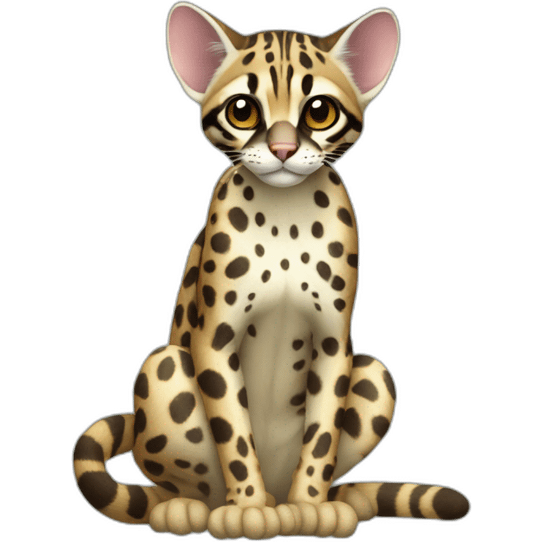 Margay Cat Full Body emoji