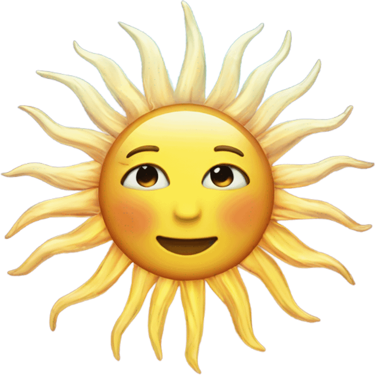 Disco sun  emoji