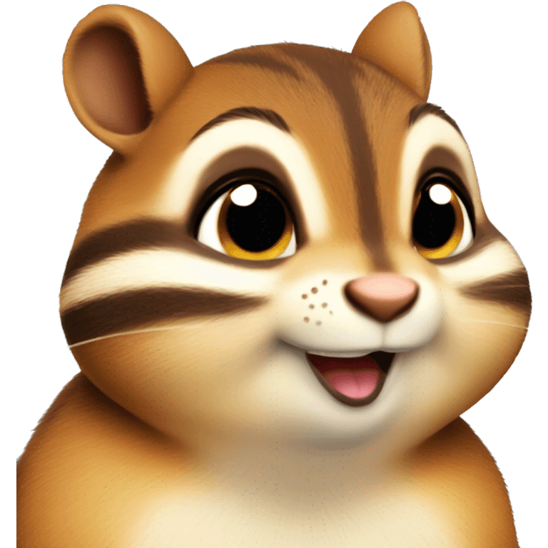 Fat chipmunk cheeks emoji