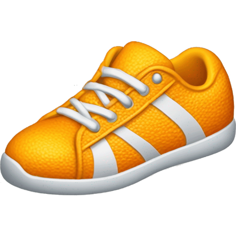 kumquat with tennis shoes on emoji