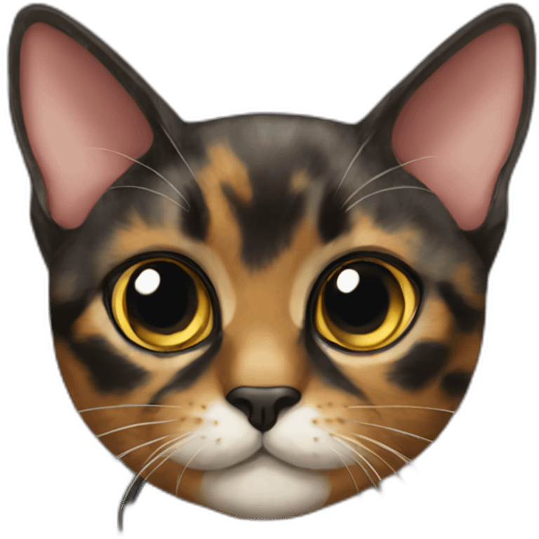 Tortie cat emoji