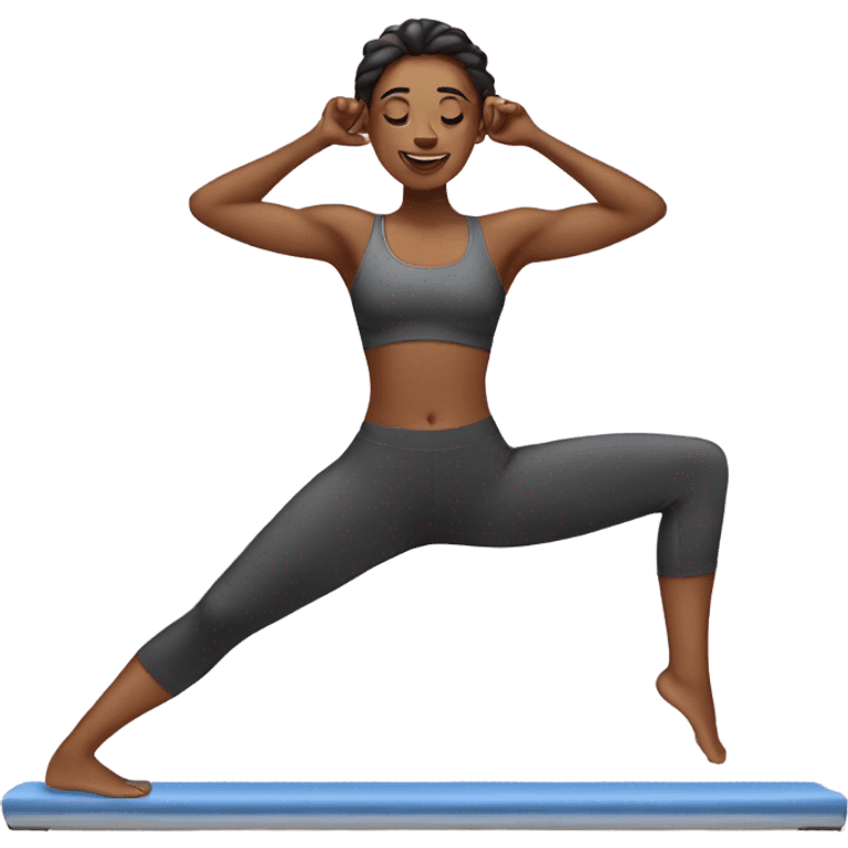 Pilates girl emoji