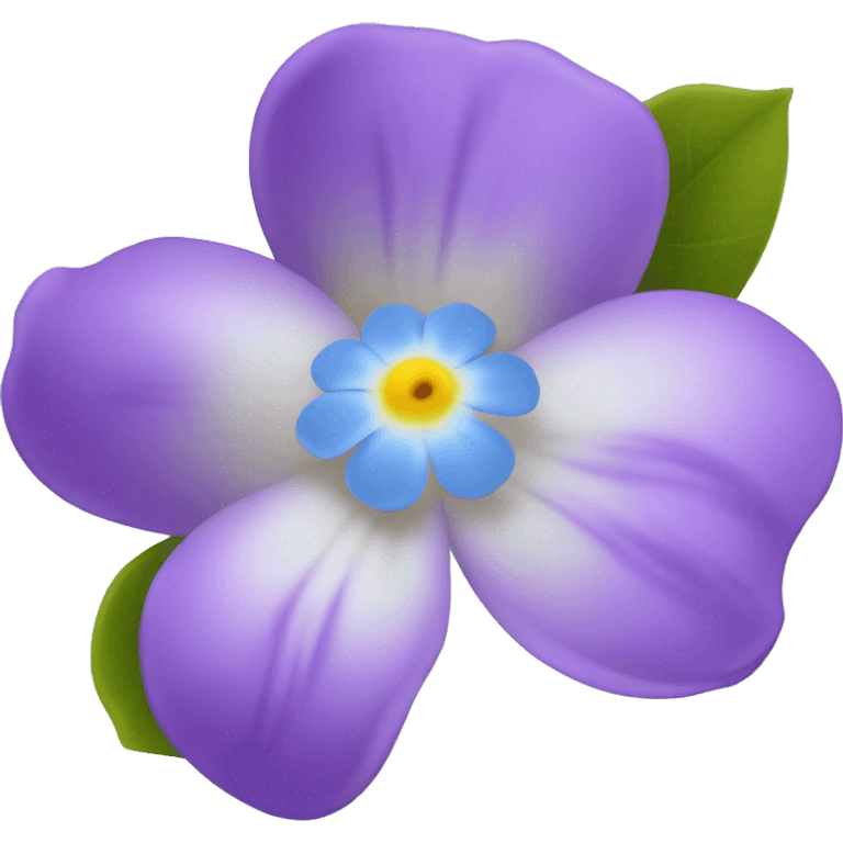 forget me not flower violet 5 petals armenian genocide emoji