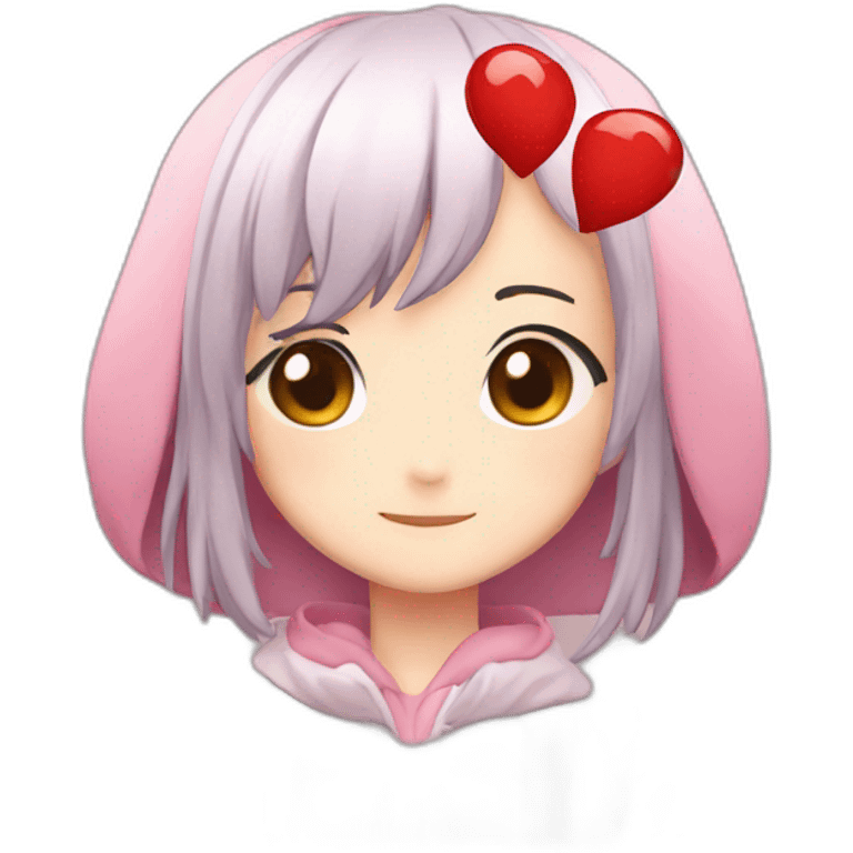 Hearth love anime emoji