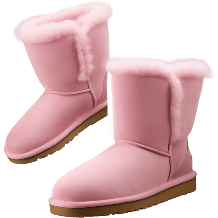 Pink uggs emoji