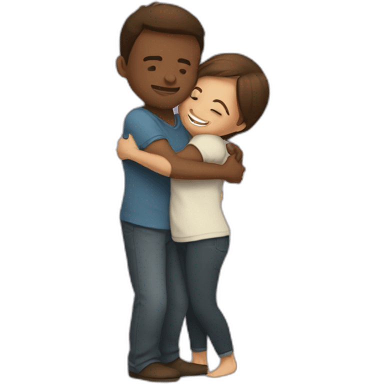 Hug love emoji