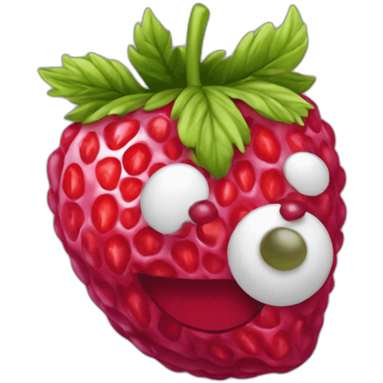 Fraise framboise myrtille emoji