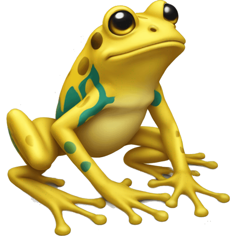 yellow frog  emoji