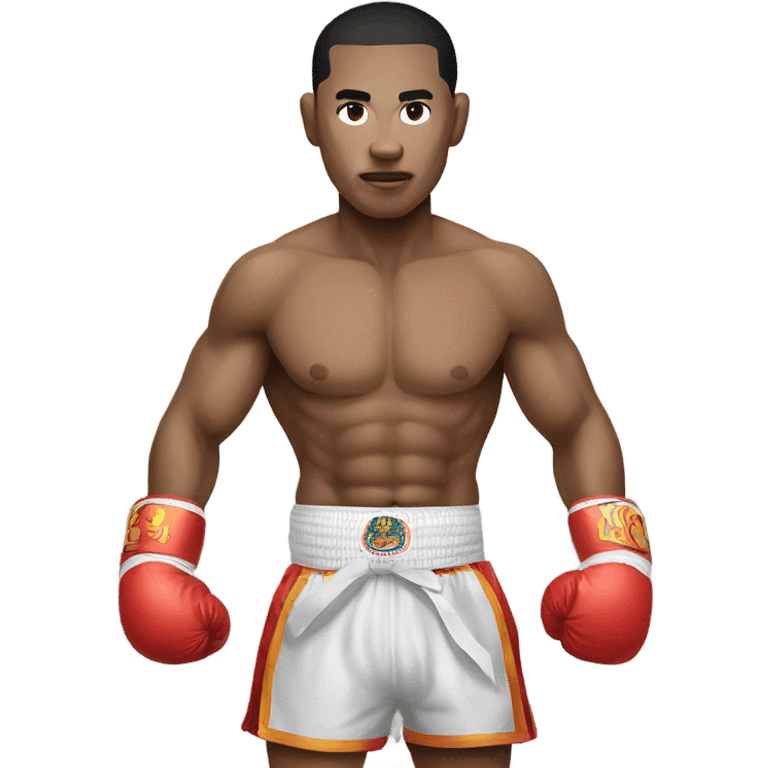 Muay Thai fighter emoji