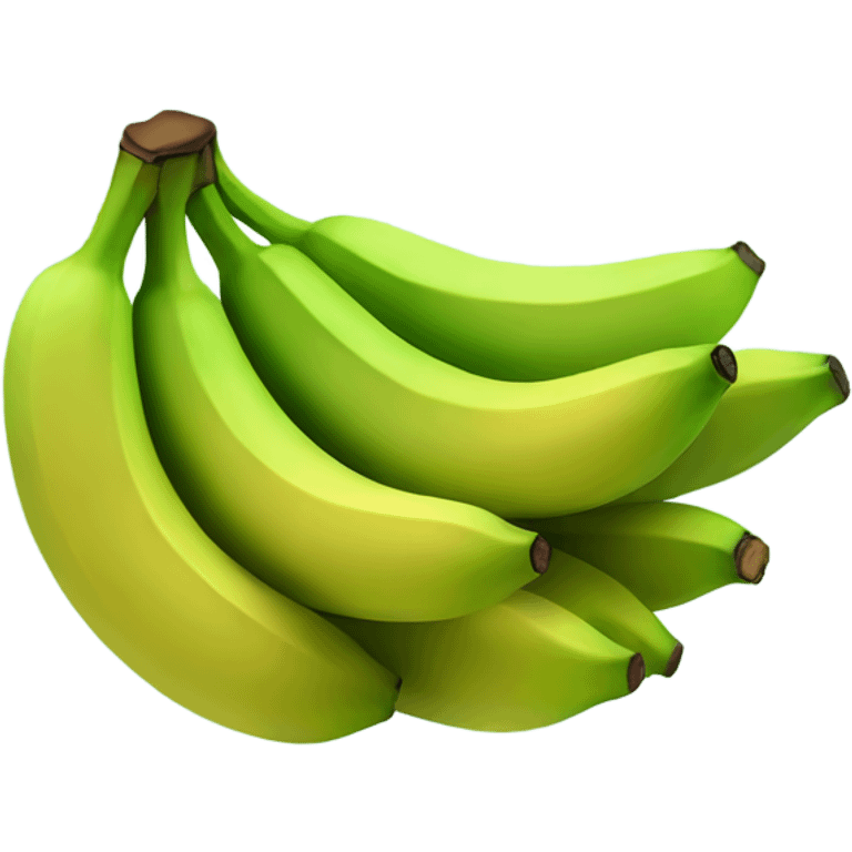 Green banana bunch  emoji