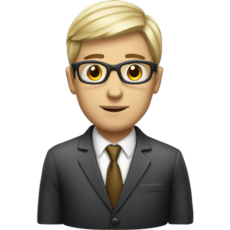 Male secretary emoji