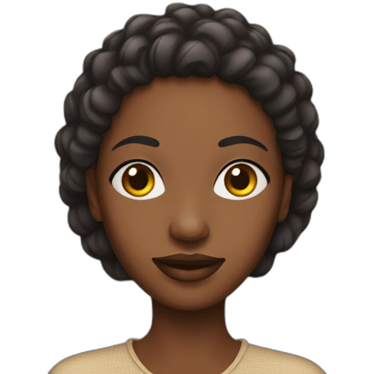 Femme africaine emoji