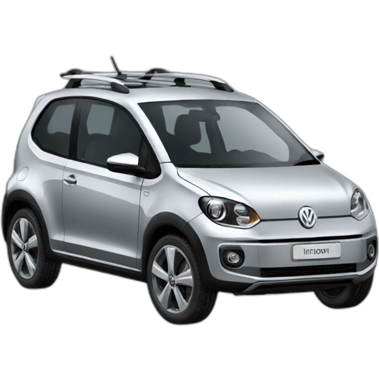 Silver VW Cross UP! emoji