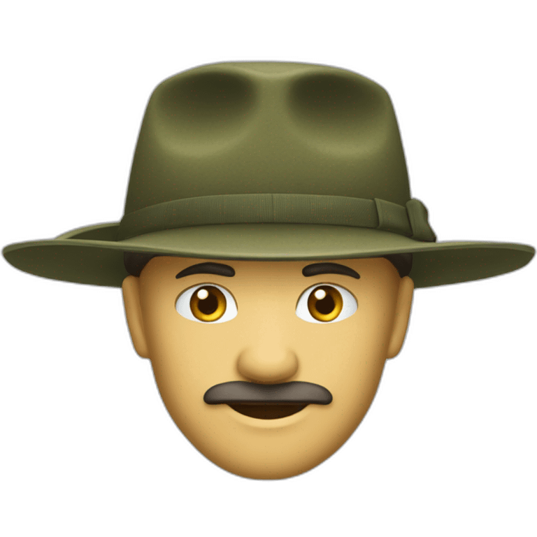 Chapeau de la 2ème guerre mondiale emoji