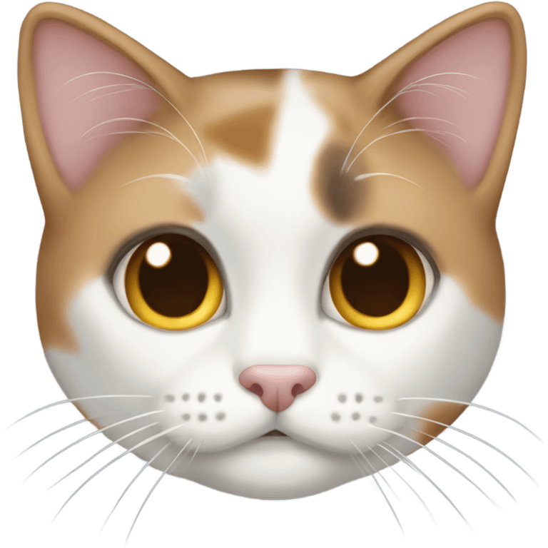 Dilute calico cat emoji