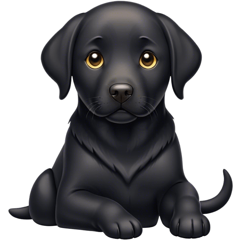 Black Labrador emoji