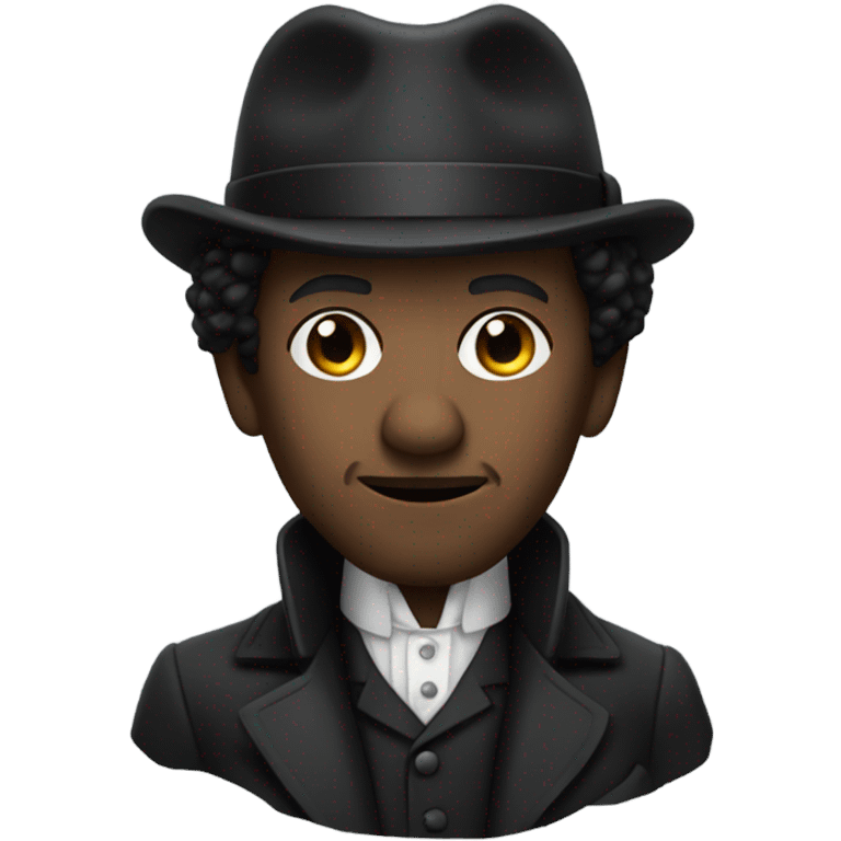 Black Sherlock Holmes  emoji