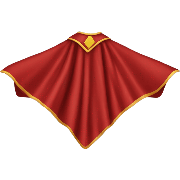 red hero cape back view emoji