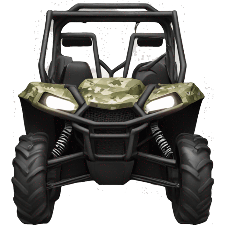 Polaris camouflage buggy atv emoji