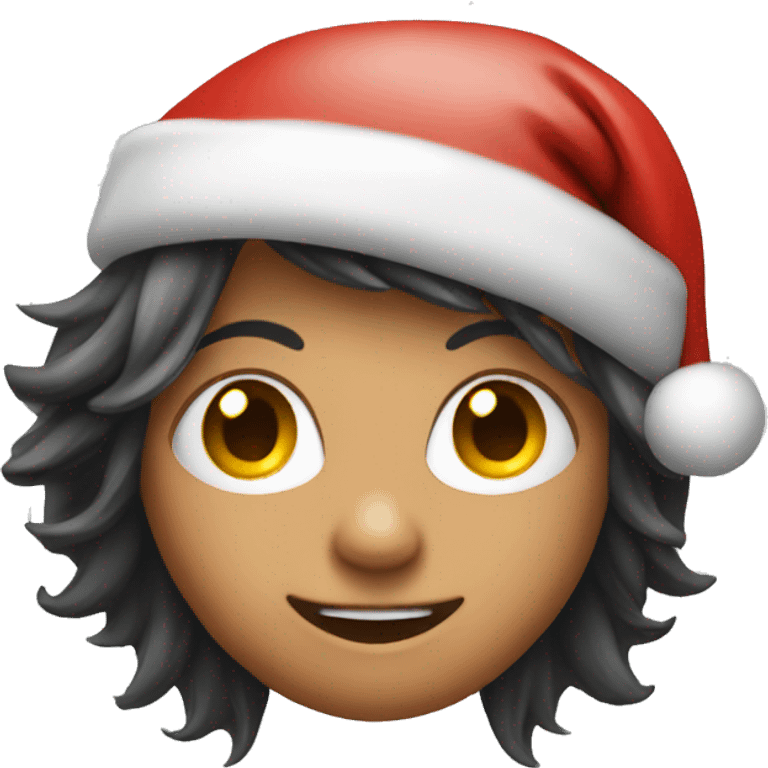 Pixie with Santa hat emoji