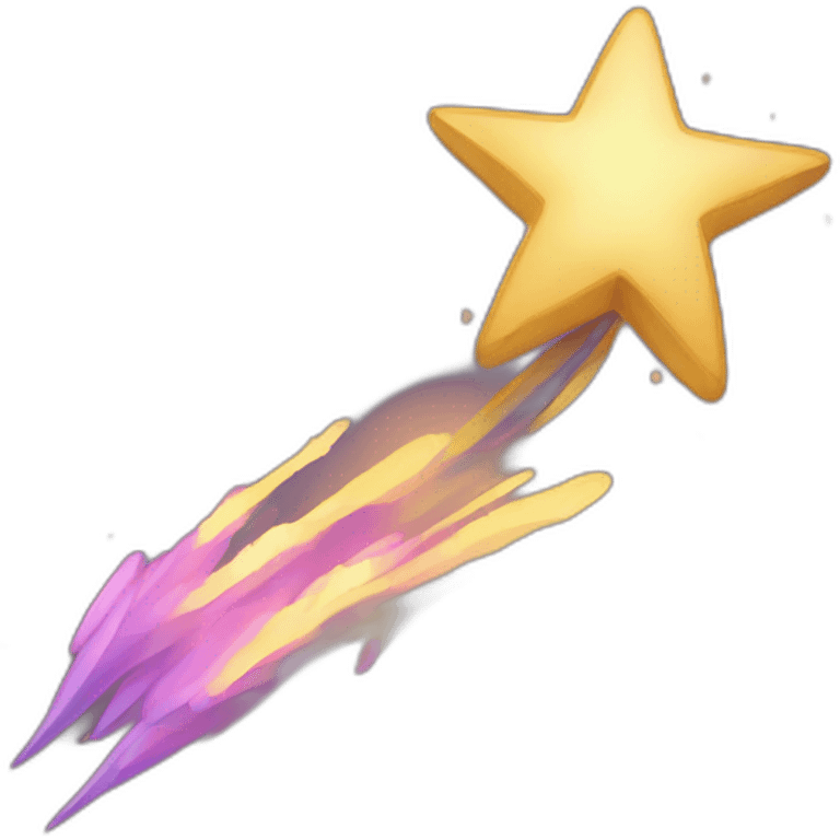 Shooting Star Space emoji