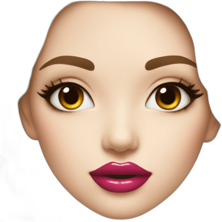 labios boca color crema emoji