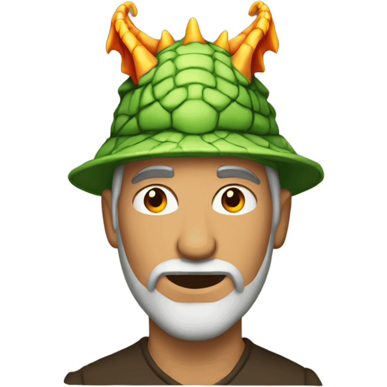 Man with dragon hat emoji