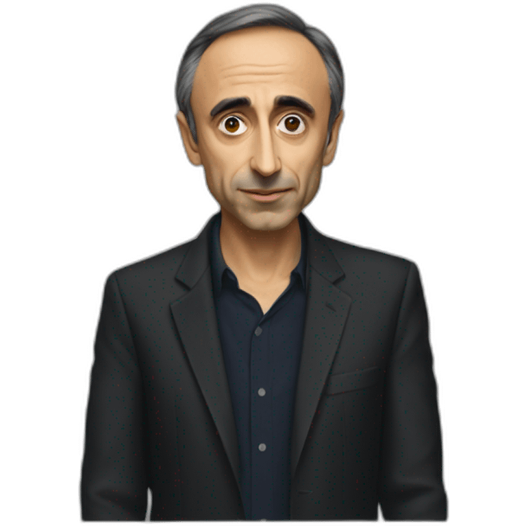 Éric zemmour noir emoji