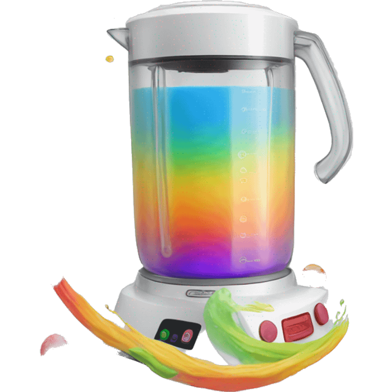 rainbow blender emoji