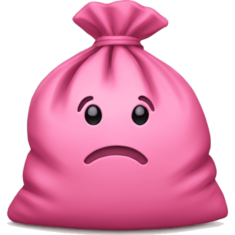 pink money bag emoji