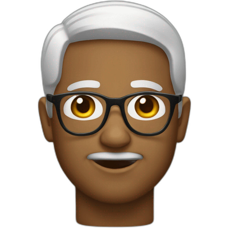 menino de óculos emoji