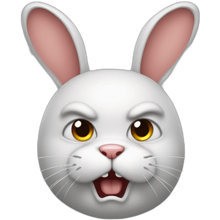 rabbit angry emoji