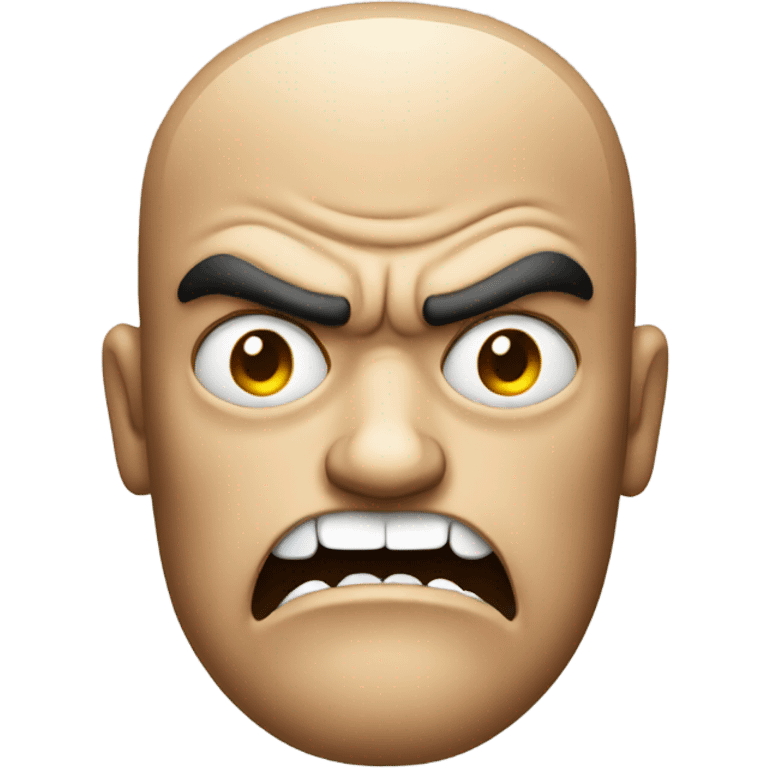 android angry face  emoji