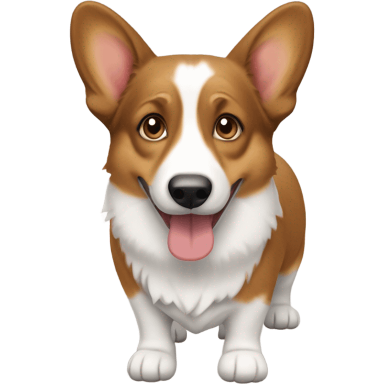 Cardigan Welsh corgi brown emoji