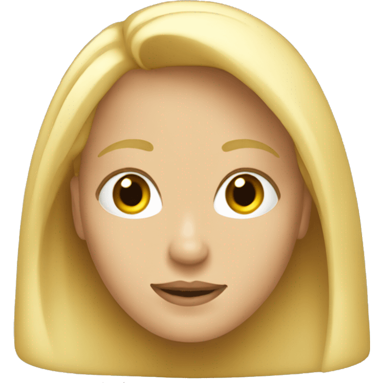 a blondy emoji