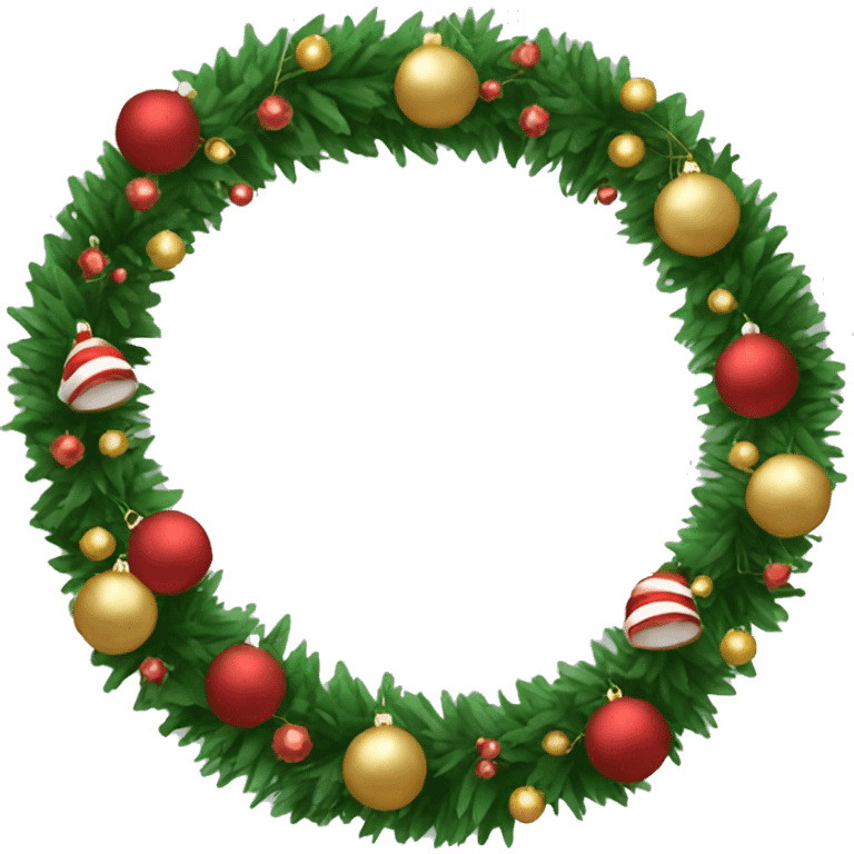 Christmas garland emoji