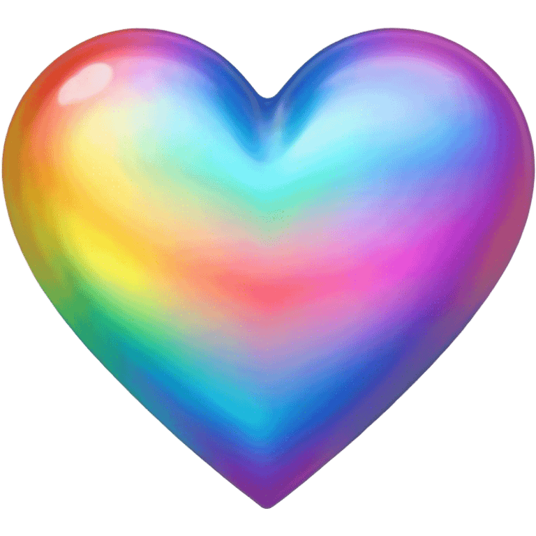 Rainbow heart  emoji