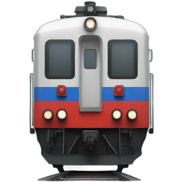 russian train, frontal view emoji