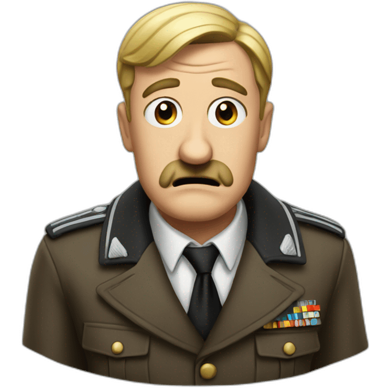 Confused Adolf emoji