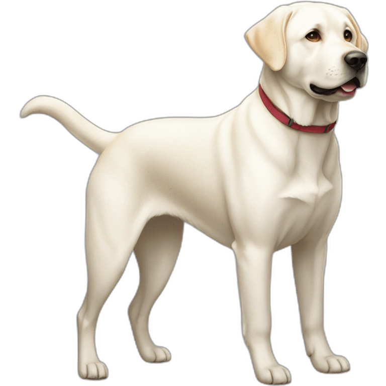 white lab whole body emoji