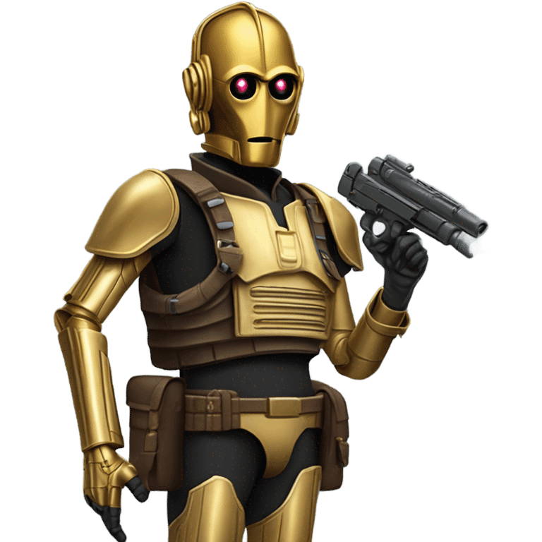 bounty hunter c3Po backpack and saddlebags emoji