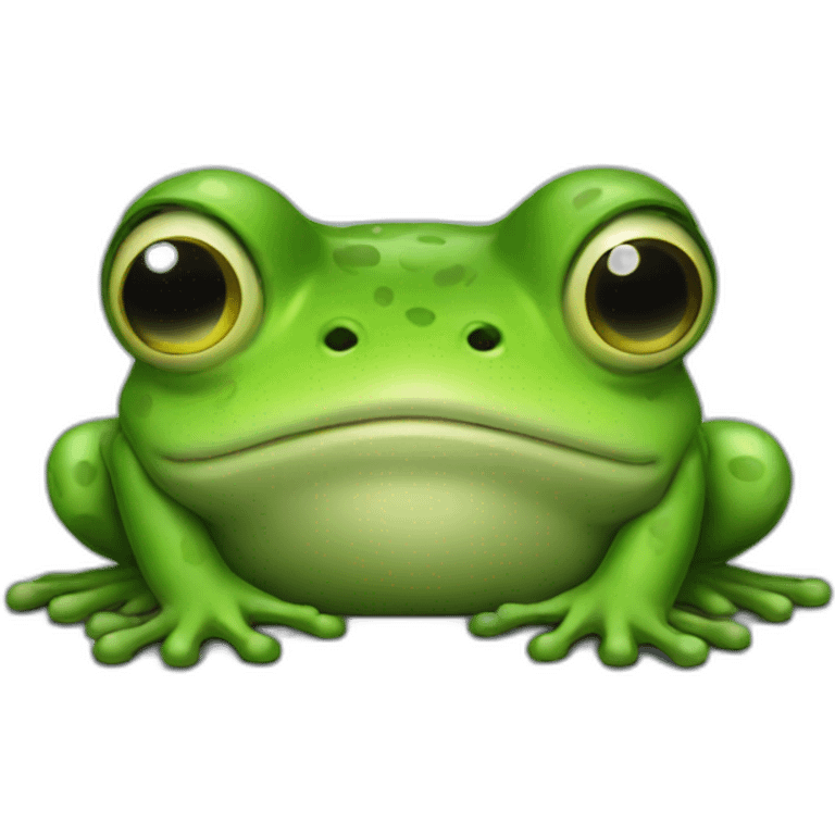 frog sad emoji