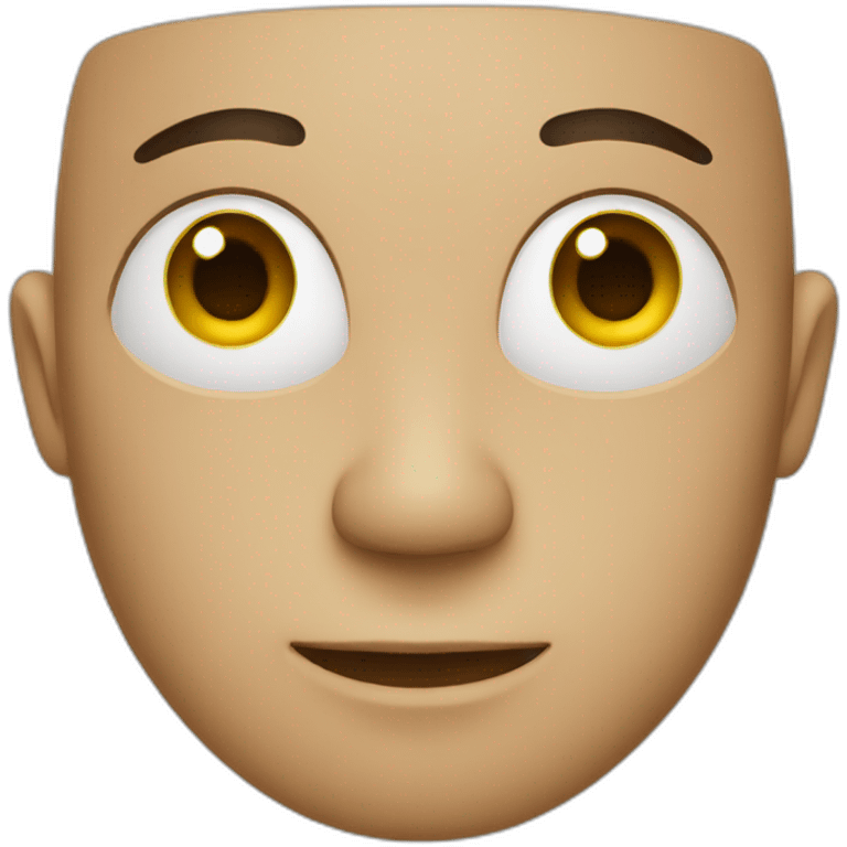 neutral human face emoji